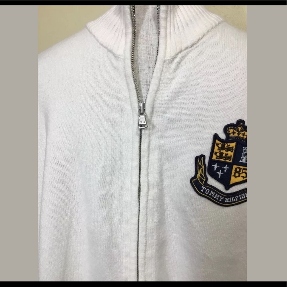 Vintage Tommy Hilfiger Full Zip Front Sweater - Picture 2 of 4